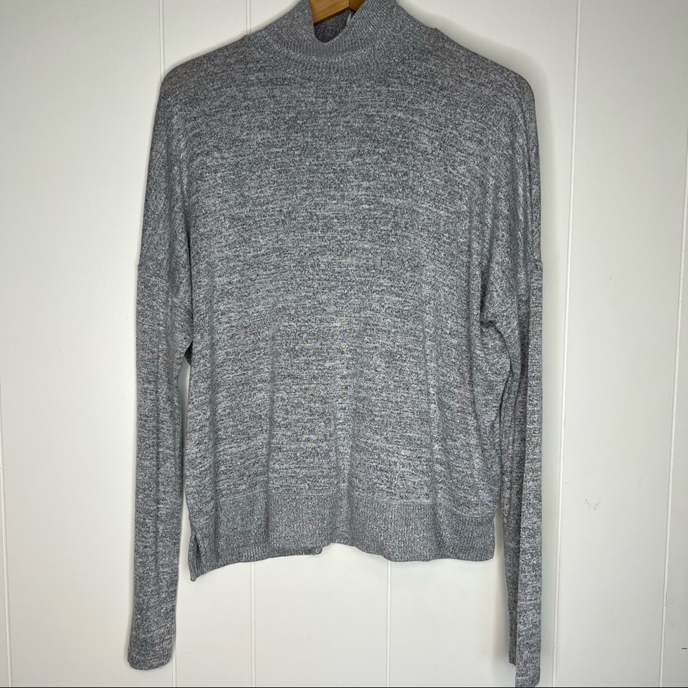 Rag & bone Heather Gray lightweight sweater Sz M